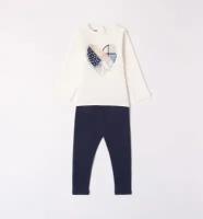 Комплект одежды Ido, размер 8A, синий, белый