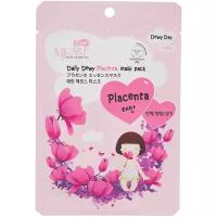 Тканевая маска для лица Mijin MJ Care Daily Dewy Mask Pack Placenta с плацентой, 25 гр