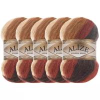 Пряжа Alize Angora Gold Batik, 20 % шерсть, 20 % мохер, 80 % акрил, 100 г, 550 м, 5 шт., 2626 550 м