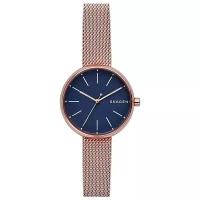 Наручные часы SKAGEN Signatur, золотой, синий