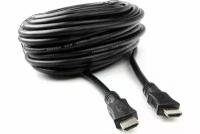 Cablexpert Кабель HDMI 20м v2.0 19M/19M серия Light черный позол. разъемы экран пакет CC-HDMI4L-20M