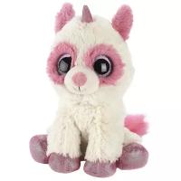 Игрушка-грелка Warmies Cozy plush Единорог бело-розовый