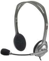 Наушники Logitech Stereo Headset H110 серебристый (981-000472)