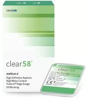 Контактные линзы ClearLab Clear 58 Ежемесячные, -05,00 / 14.0 / 8.7, 6 шт