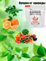 Гейнер Optimum system Gainer 100% Mass, 1000 г, клубника