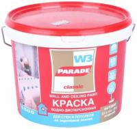 Краска Parade W3 акриловая интерьер 2,5л