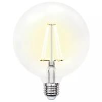 Лампа светодиодная Uniel, Sky LED-G125-10W/WW/E27/CL PLS02WH E27, G125, 10Вт, 3000К