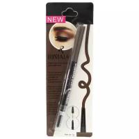 Rimalan 255-03 Карандаш корректор механический для бровей + расчёска Longlasting Eyebrow Pen, тон 03 light coffee