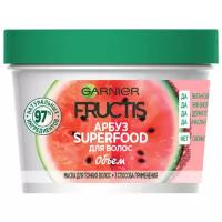 Garnier Fructis Маска для волос 3в1 "Фруктис, Superfood Арбуз", объем, для тонких волос, 390 мл