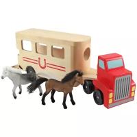 Игровой набор Melissa & Doug Horse Carrier Wooden Vehicles 4097