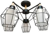 Люстра потолочная, светильник подвесной в стиле лофт JUPITER LIGHTING MО 85-1039/5 bl, E27, 5х60 Вт