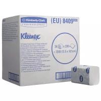 Туалетная бумага Kleenex Ultra 8409 двухслойная белая без логотипа в пачках