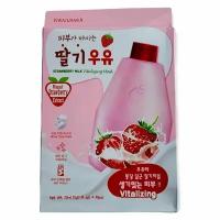 Маска тканевая Kwailnara Strawberry Milk Vitaliging Mask