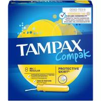 TAMPAX тампоны Compak Regular с аппликатором, 2 капли, 8 шт