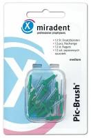 Сменные ершики Miradent Pic-Brush MEDIUM, 12 шт