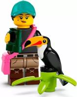 Минифигурка Лего 71032-9: серия COLLECTABLE MINIFIGURES Lego 22 series; Bird-watcher (Наблюдательница за птицами)