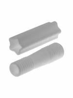 Колпачки защитные для инструментов силиконовые цветные Микс, 2шт, 01 Белые, Irisk Professional, А195-02, 4680379163962
