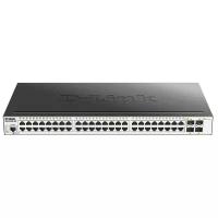 Коммутатор D-Link (DGS-3000-52X/B2A) Управляемый L2, 48 ports 10/100/1000Base-T, 4 ports 10GBase-X SFP+