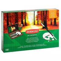 Derwent Набор для рисования акриловыми красками Derwent Academy Acrylic Paint Wooden Box Set, 2305674 разноцветный 1 шт