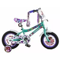 Велосипед детский 1Toy Enchantimals, колеса 12", стальные рама и обода, ножной тормоз (ВН12174)