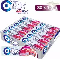 Orbit White Гранат-малина жевательная резинка 13.6г*30 шт