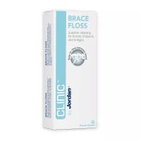 Зубная нить для брекетов Jordan Brace Floss, 50 шт