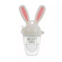 Ниблер для введения первого прикорма BUNNY TWIST от ROXY-KIDS с поворотным механизмом, цвет розовый