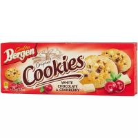 Печенье Bergen Original cookies White chocolate & Cranberry 135 г