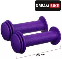 Грипсы Dream Bike, 113 мм, цвет фиолетовый