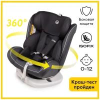 Автокресло группа 0/1/2/3 (до 36 кг) Happy Baby Unix Isofix, Silver