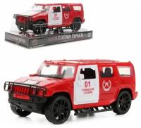 Машинка "Пожарная служба" 21 см., инерционная, звук и свет, 5288-B1 игрушки машинки игрушки подарок на 23 февраля пожарная машина