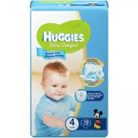 Подгузники Huggies Ultra Comfort для мальчиков 8-14 кг, размер 4, 19 шт
