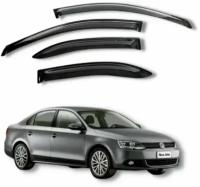 Дефлекторы боковых окон Volkswagen Jetta VI 2010 г. / Ветровики Фольксваген Джетта 6