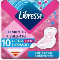 Libresse прокладки Ultra Normal Deo с мягкой поверхностью, 4 капли