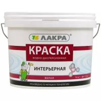 Лакра Краска интерьерная Белый 14кг 90002126517