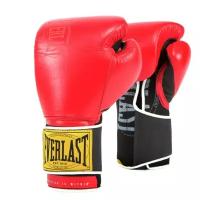 Перчатки тренировочные Everlast 1910 Classic 12oz красные