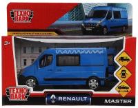 Машинка Renault master Микроавтобус 14 см - Технопарк [MASTER-14MOS-BU]