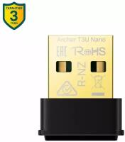 Двухдиапазонный компактный Wi-Fi USB-адаптер TP-LINK AC1300 (Archer T3U Nano)