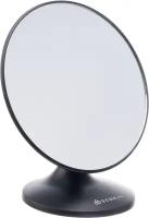 Зеркало настольное DEWAL PRO круглое, одностороннее, 20х20 см, пластик, черное MR-415