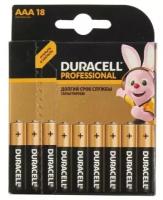 Батарейка Duracell LR03 Basic, алкалиновая, 18 шт