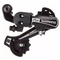 Переключатель задний SHIMANO TOURNEY RD-TY21B, 6 скор., под петух, (длинная лапка) GS, 34T (черный, ARDTY21BGSDL)