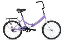 Складной велосипед Altair City 20 2022 рост 14" фиолетовый/серый