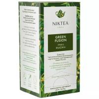 Чай зеленый Niktea Green Fusion / Грин Фьюжн в пакетиках, 25п х 1,75г