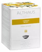 Чайный напиток травяной Althaus Lemon Mint в пирамидках, 15 шт