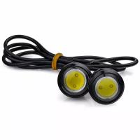 Подсветка авто ДХО орлиный глаз ElectroKot Eagle Eye 3W белые 2 шт