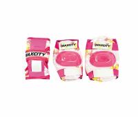 Защита роликовая MaxCity Teddy р. М, pink