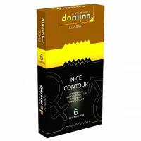 Презервативы DOMINO Classic Nice Contour Ребристый 6 шт