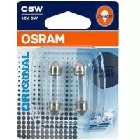 Лампа 12V C5W SV8.5-8 двухцокольная блистер (2шт.) OSRAM 6418-02B