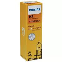 Лампа Галогенная H3 12V 55W Premium (На 30% Больше Света На Дороге) Philips арт. 12336PRC1