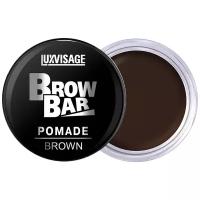 LUXVISAGE помада для бровей Brow Bar матовая, 6 мл, 6 г, 03 brown